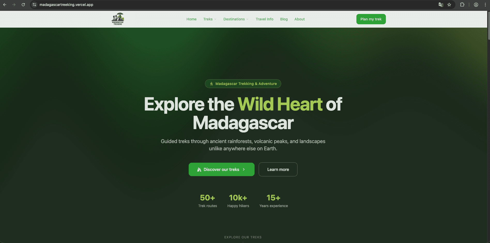 MadaTrek — Madagascar Trekking